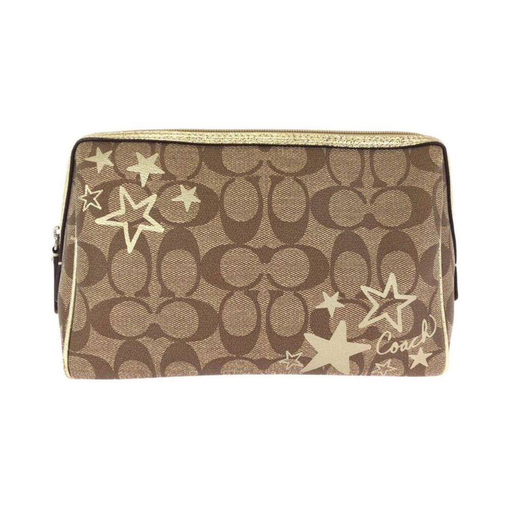 Coach Signature PVC Pouch